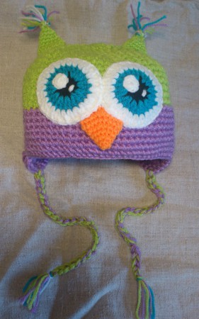 Crochet Owl Hat 